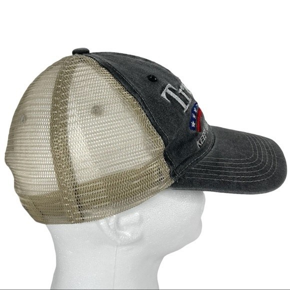 President Trump 2020 Keep America Great Truckers Hat Mesh SnapBack Grey One Size - Picture 4 of 10